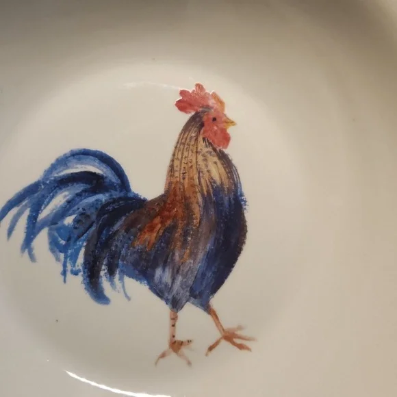 Paula Deen Garden Rooster Serving Bowl - Picture 5 of 6